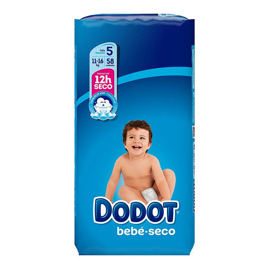 Disposable nappies Dodot 5 (58 uds)