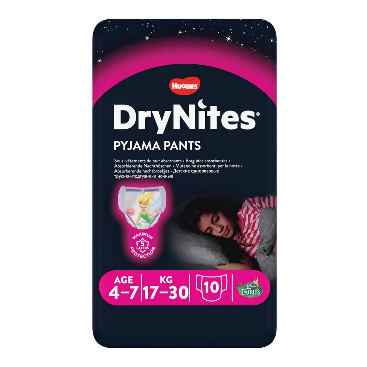 Disposable nappies DryNites Pyjama Pants (10 uds)