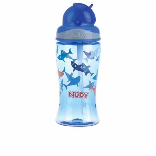 Trainingsglas Nûby Flip-it Shark 360 ml