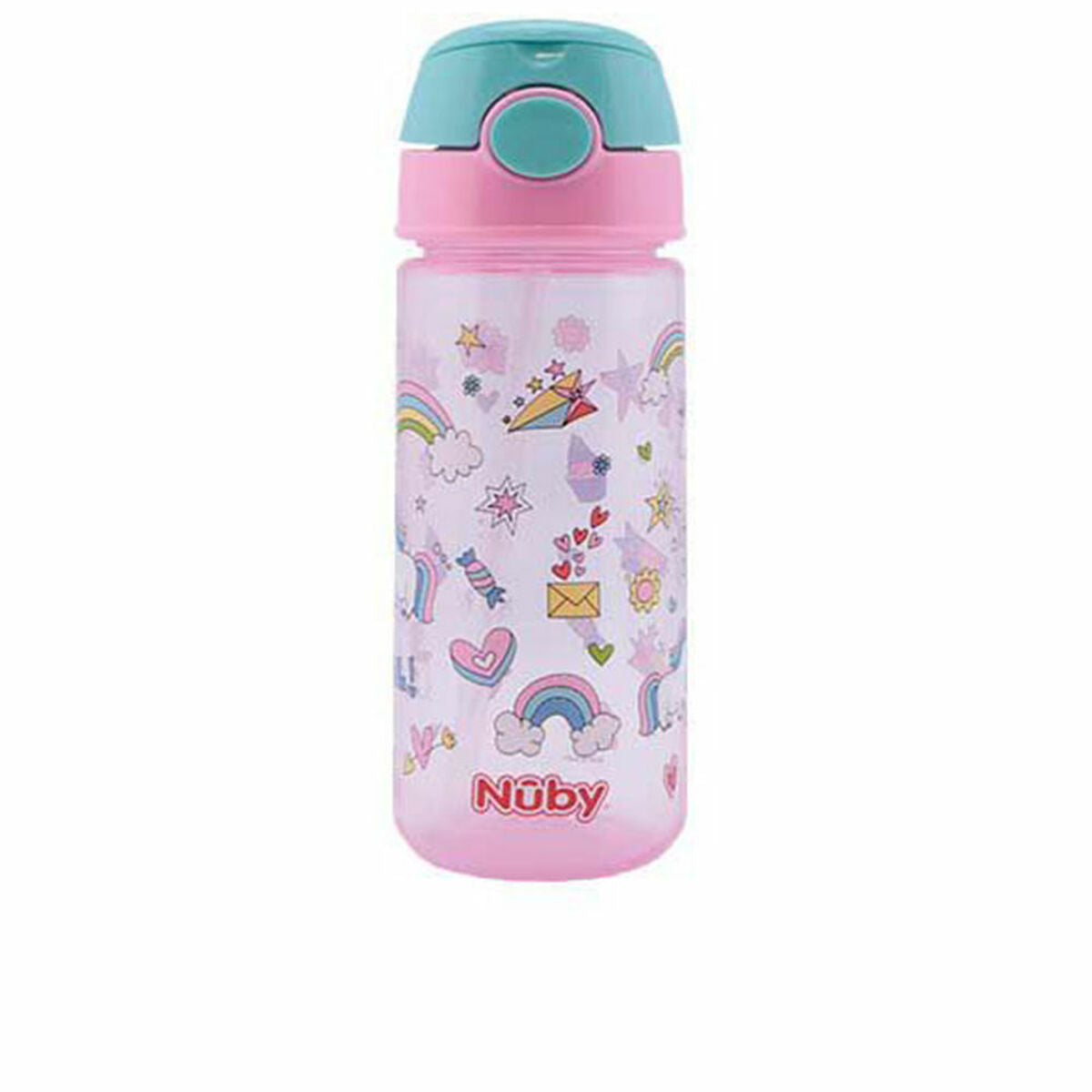 Trainingsglas Nûby Taza 540 ml Pink