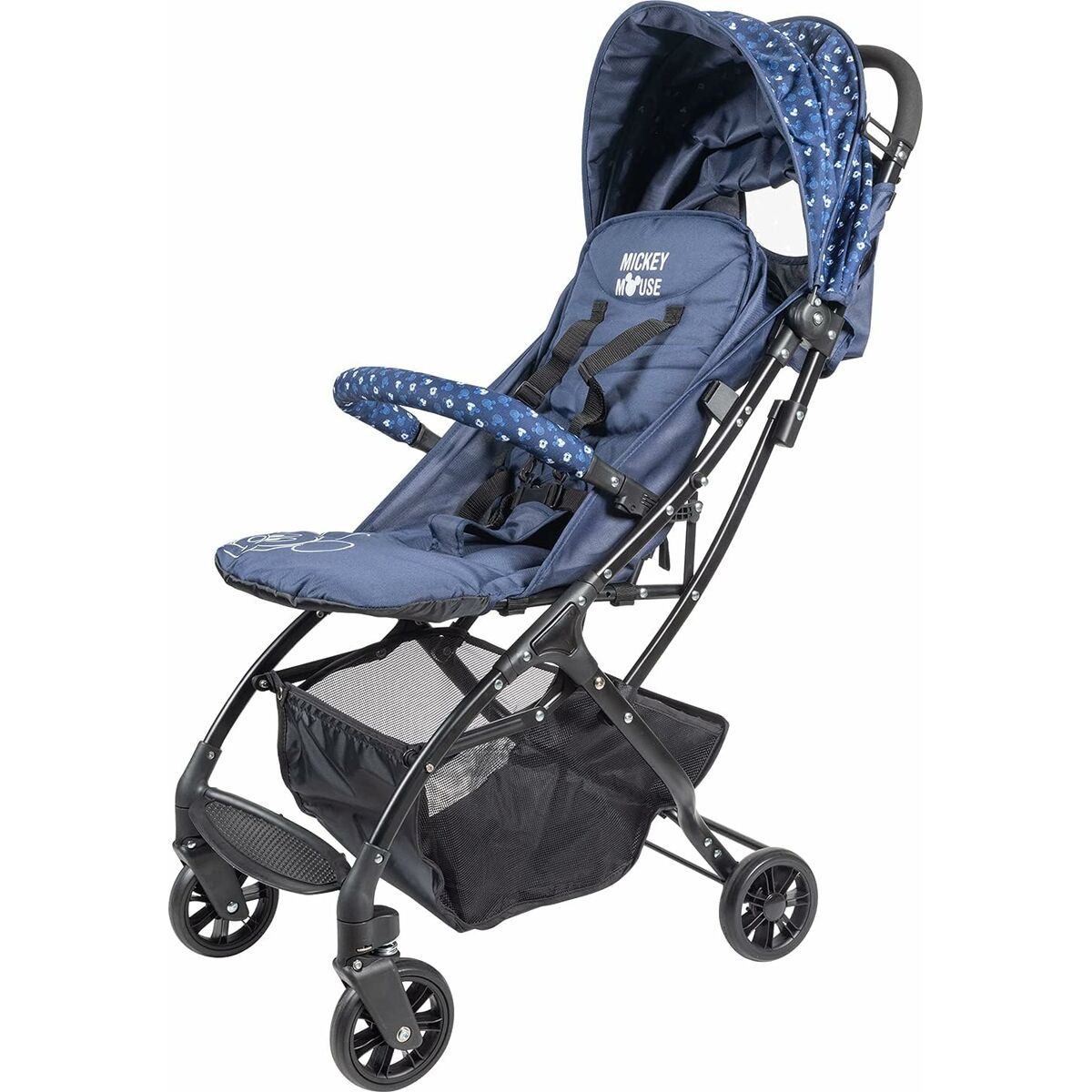 Kinderwagen Mickey Mouse CZ10395 Blau faltbar