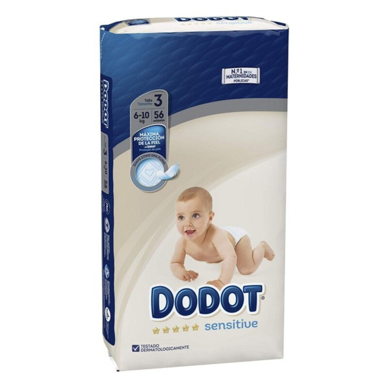 Wegwerfwindeln Sensitive Dodot Dodot Sensitive (56 uds)