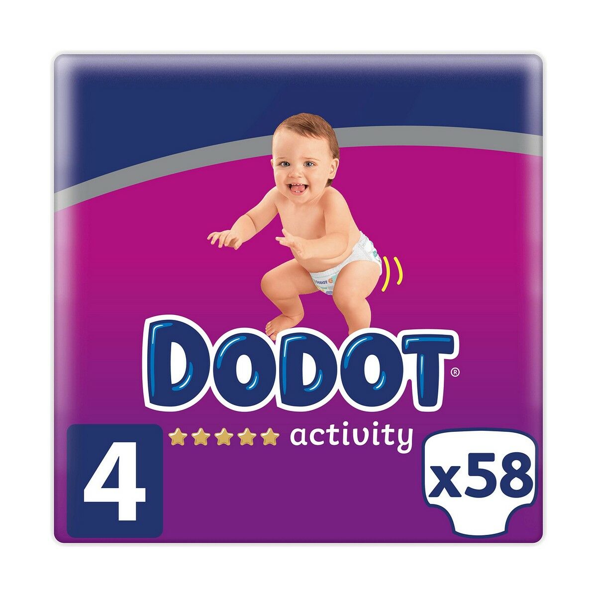 Disposable nappies Dodot Dodot Activity 9-14 kg 58 Units