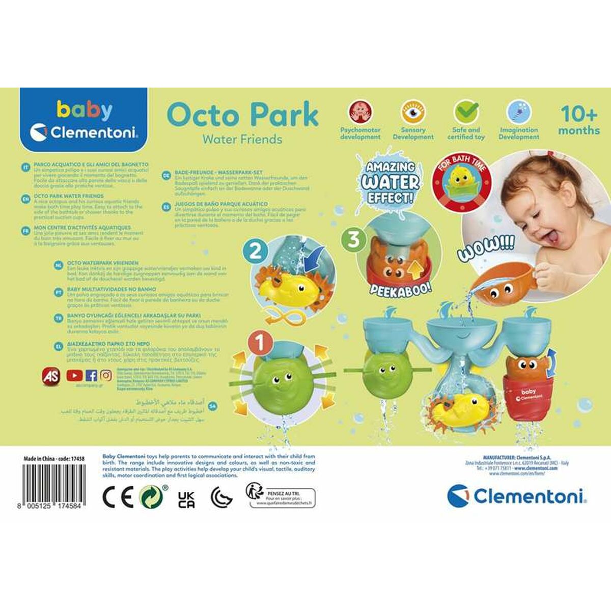 Bath Toy Clementoni Octo Park 31 x 22 x 11 cm