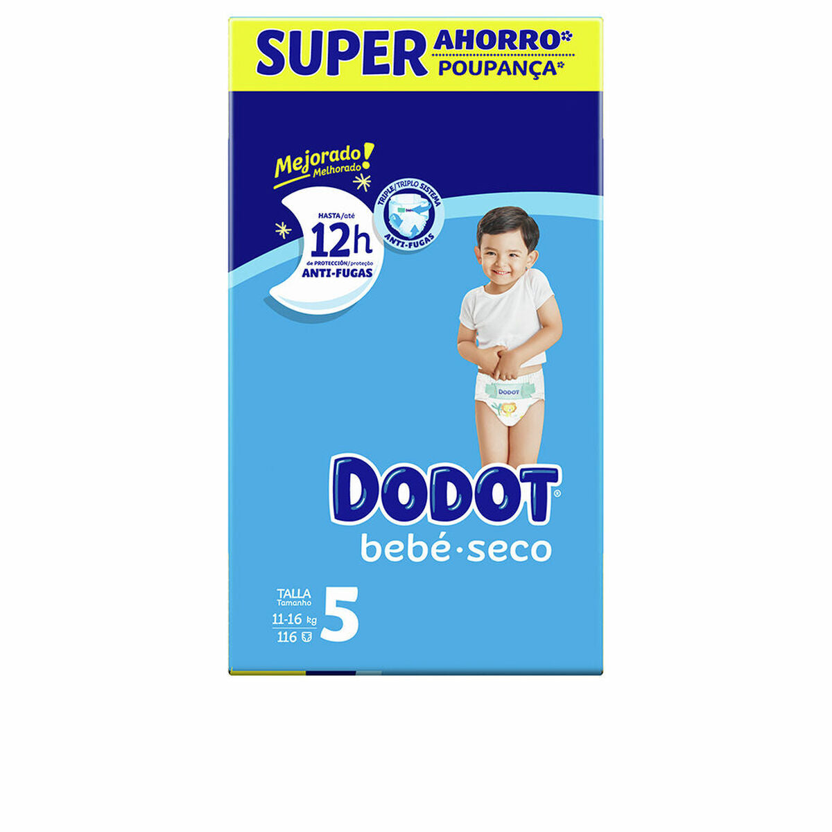 Nappies Dodot Etapas 5 11-16 kg (116 Units)