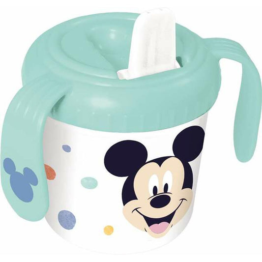 Trainingsglas Mickey Mouse Cool Like mit Griffen 250 ml