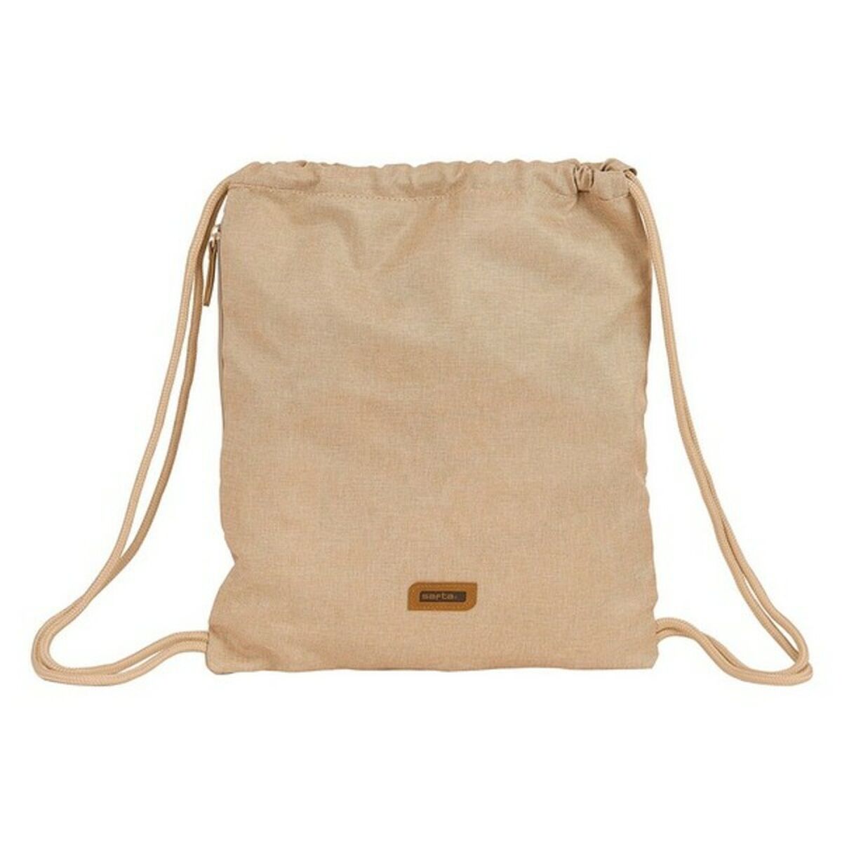 Backpack with Strings Safta Beige