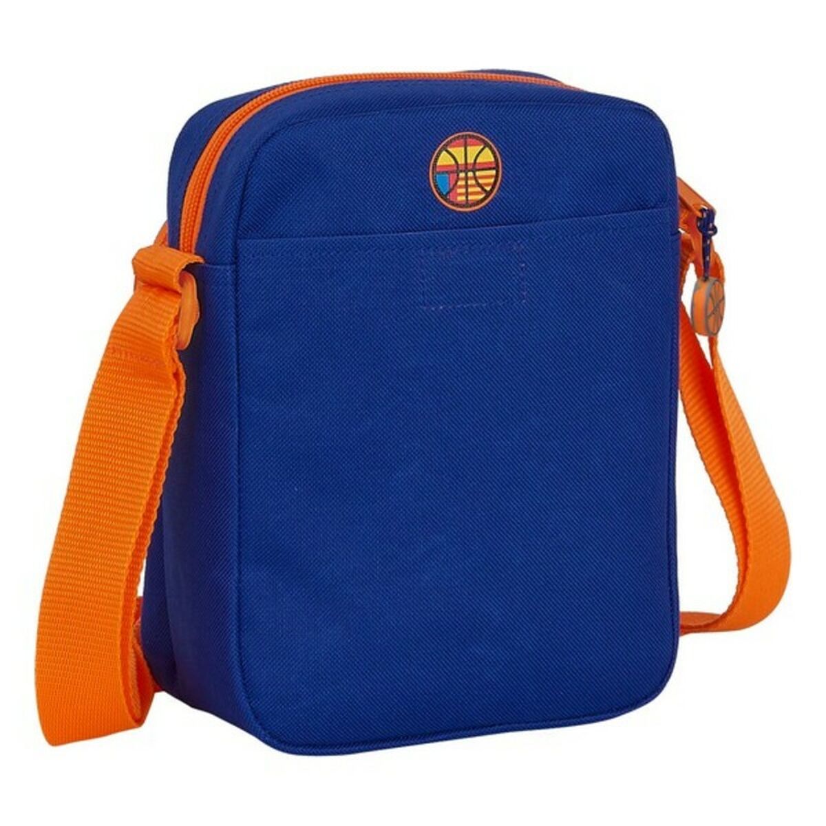 Umhängetasche Valencia Basket Blau Orange (16 x 22 x 6 cm)