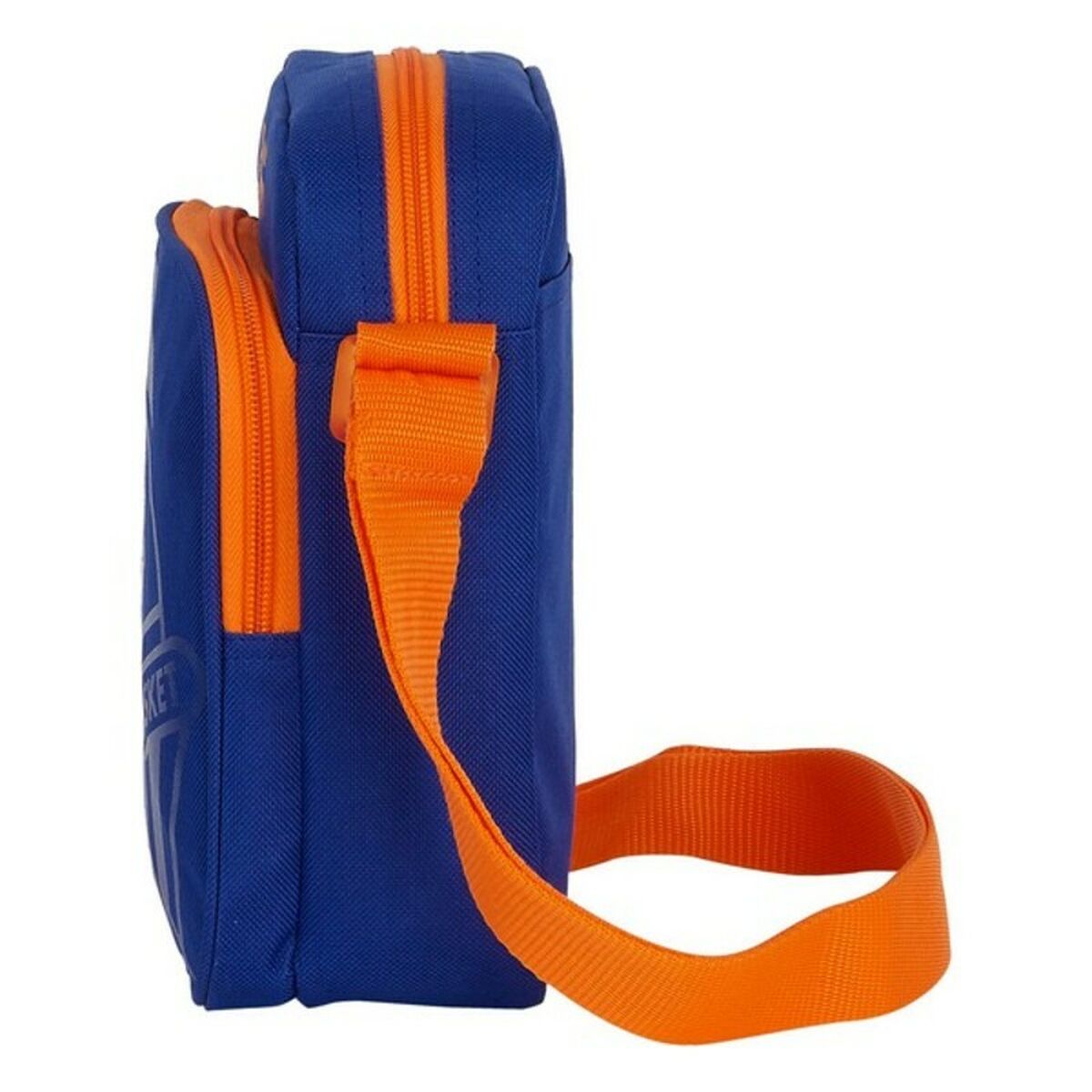 Umhängetasche Valencia Basket Blau Orange (16 x 22 x 6 cm)