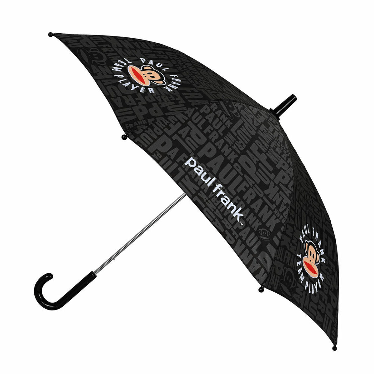 Regenschirm Paul Frank Teamplayer Schwarz (Ø 86 cm)