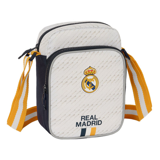 Shoulder Bag Real Madrid C.F. White 16 x 22 x 6 cm