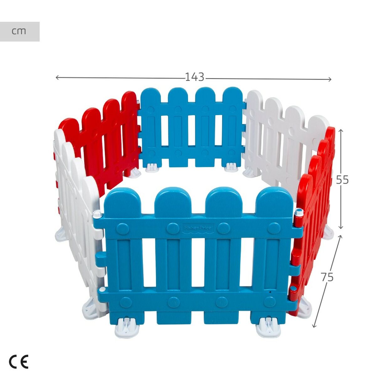 Fence Fisher Price 6 Pieces 129 x 55 x 143 cm