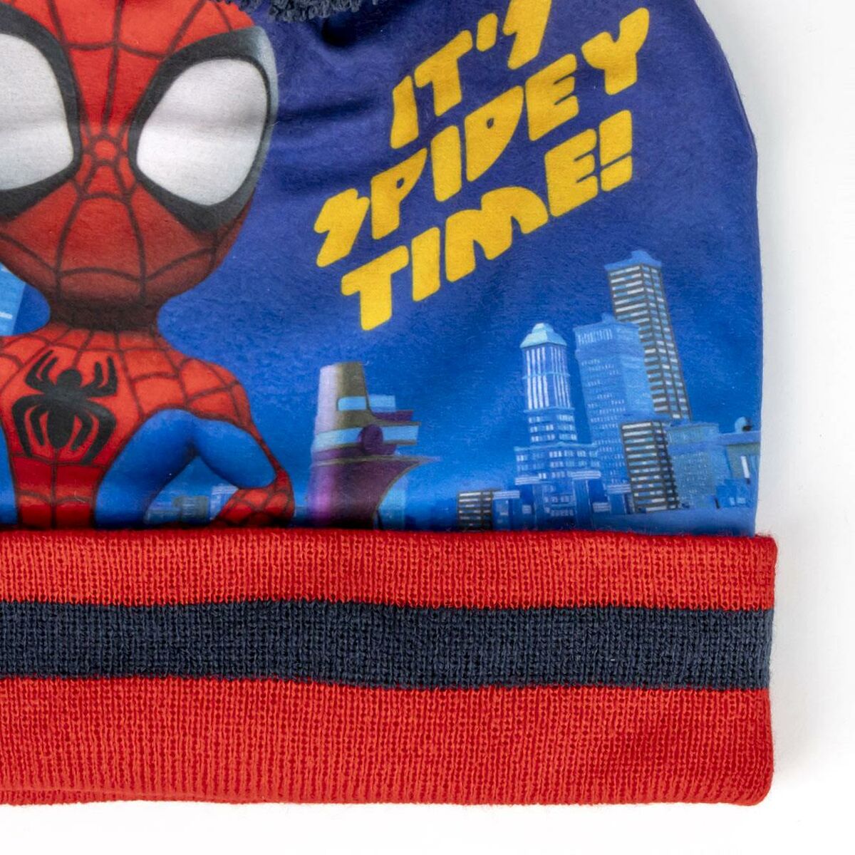 Mütze und Handschuhe Spidey Hellblau (Einheitsgröße)