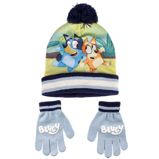 Mütze und Handschuhe Bluey Blue (Einheitsgröße)